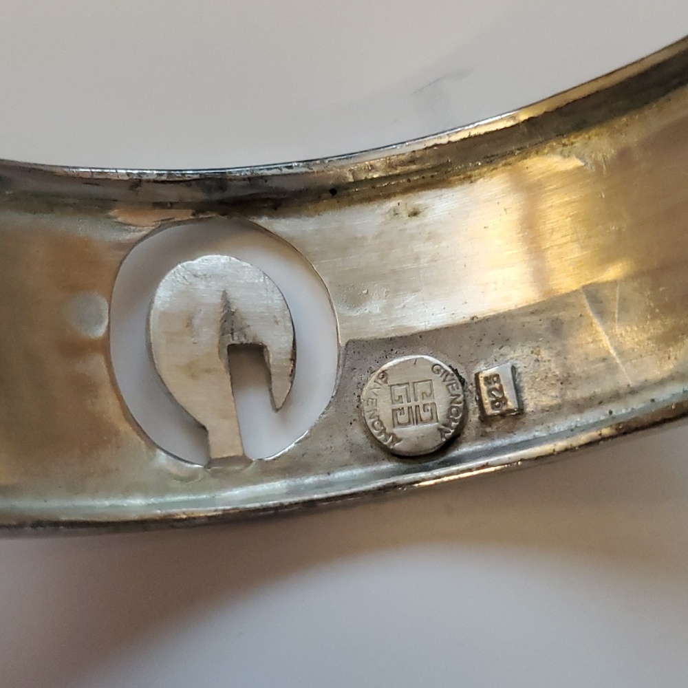 Givenchy Bijoux Sterling Silver Bangle - image 4